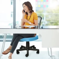 Costway Armless Office Chair Adjustable Swivel Computer Mesh Desk Chair GreenBlueGray -Costway GUEST ed1b1faa 882d 41b9 bbd4 f771bf923384