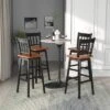 Costway Set Of 4 Swivel Bar Stools 30.5'' Pub Height Dining Bar Chairs CreamBlack 2 Costway Set Of 4 Swivel Bar Stools 30.5'' Pub Height Dining Bar Chairs CreamBlack -Costway GUEST ed9d2ed6 9c50 477c 8ec9 579ada8b9795