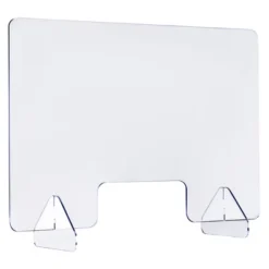 Costway 1/2PCS 24'' X 16'' Protective Plexiglass Sneeze Guard Acrylic Shield For Counter -Costway GUEST edfd7812 6cab 496a 8327 c89e27844525