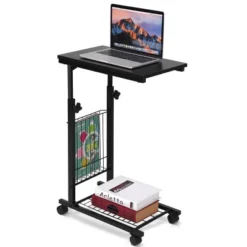 Costway Height Adjustable Sofa Side Table Snack End Slide Under Table Rolling Casters 18 Costway Height Adjustable Sofa Side Table Snack End Slide Under Table Rolling Casters -Costway GUEST ef786f90 7aef 468b 8625 e0b797a05557