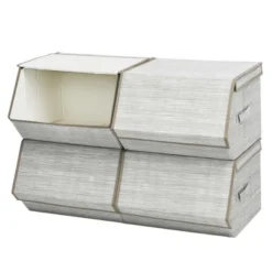 Costway Stackable Large Bins Cubes W/Lids Storage Organizers W/Linen&Oxford Fabric 4 Sets 19 Costway Stackable Large Bins Cubes W/Lids Storage Organizers W/Linen&Oxford Fabric 4 Sets -Costway GUEST f038d3dc 923f 42d7 b5cc 1bc64a45181e