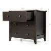 Costway 3 Drawer Dresser Chest Of Drawers Bedside Table For Living Room Bedroom -Costway GUEST f1a7fbde 2949 4714 9486 a06866372b91