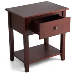 Costway Set Of 2 Nightstand Beside Table Sofa End Table Drawer Shelf -Costway GUEST f2eb1daf 8433 42ee 8392 b772134caf07