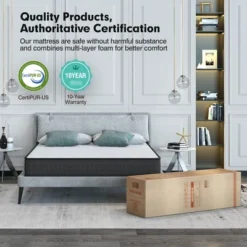 8'' Queen/Full/King Size Memory Foam Bed Mattress Medium Firm Breathable Pressure Relieve -Costway GUEST f3ae6575 0d40 44e7 8307 3ac005199a11