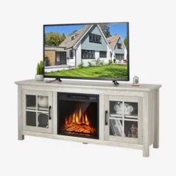 Costway 58 Inches Fireplace TV Stand For TVs Up To 65 Inches W/ 1400W Electric Fireplace 25 Costway 58 Inches Fireplace TV Stand For TVs Up To 65 Inches W/ 1400W Electric Fireplace -Costway GUEST f40d2978 f05c 4bee 8695 7d90d8746d97