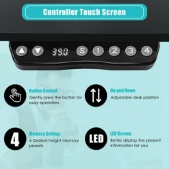 Costway 55''x28'' Electric Standing Desk Adjustable Sit To Stand W/ Controller -Costway GUEST f498d5a7 5b1a 42bf be21 0ae63f61e03d