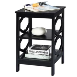 Costway 3-tier Nightstand Sofa Side End Accent Table Storage Display Shelf WhiteBlackEspressoGrey -Costway GUEST f50fc719 eb99 4768 b2c4 5bd6c1d8e1af