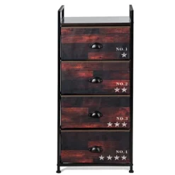 Costway 4 Drawer Fabric Dresser Storage Tower Steel Frame Closet -Costway GUEST f6a1dd35 9043 4a2d 86f8 b5e70a244d70