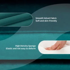 Costway Modern Velvet Chair Height Adjustable Bar Stool Swivel Makeup Seat -Costway GUEST f6e42e37 7a65 45ba a20f 4ec163bb58d5