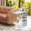 Costway 3-tier Side Table W/Storage Shelf Space-saving Nightstand White -Costway GUEST f7d7dd18 896c 49b3 81b9 b1938117bd36