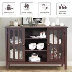 Costway Wood TV Stand Entertainment Media Center Console For TV Up To 50'' 18 Costway Wood TV Stand Entertainment Media Center Console For TV Up To 50'' -Costway GUEST f876f83b 161e 421c 921e 58880a1eaaf6