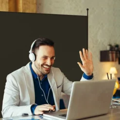 Costway Single Panel Room Divider Privacy Partition Screen For Office Home Black/Beige -Costway GUEST fc0ed30a 64c1 42a5 9ebd 3c719ae58847