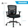 Costway 400LBS Mesh Big & Tall Office Chair Swivel Task Chair W/ Lumbar Support -Costway GUEST fd2b00e3 4cca 45bc b03b 74f9adecd649