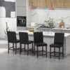 Costway Set Of 2/4 Bar Stools 25inch Counter Height Barstool Pub Chair W/Rubber Wood Legs -Costway GUEST fd682f5c 904d 489b a115 e53dcf2bf245