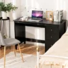 Computer Desk Study Writing Desk Home Office Workstation With 3 Drawers WhiteBlack -Costway GUEST ff706f2a 8169 4428 91d8 938b89d2701d
