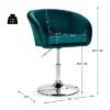 Costway Modern Velvet Chair Height Adjustable Bar Stool Swivel Makeup Seat -Costway GUEST ff7fdc46 086a 4a23 8c75 42f281ff1e49